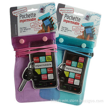 Universal Waterproof Pouch and Bag for 5.5-inch Smartphones, with 100% Waterproof Quality